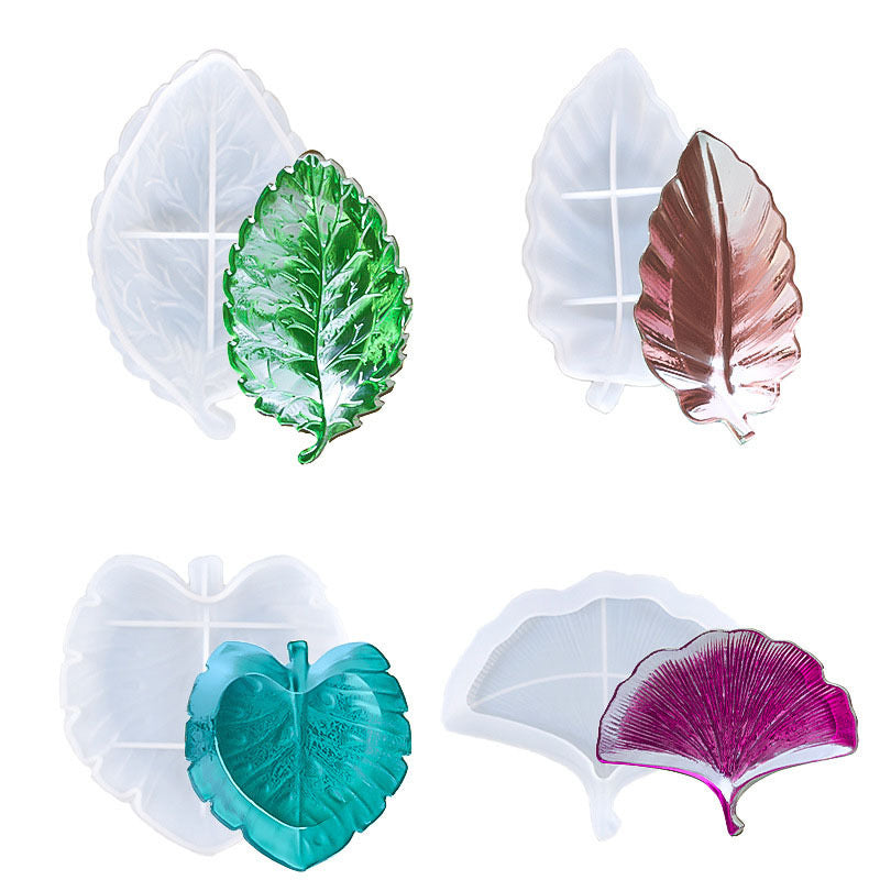 Leaf Trinket Tray Silicone Mold g07