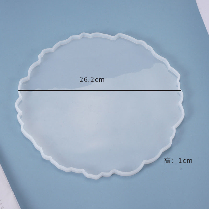Irregular Circle Silicone Tray Mold g010