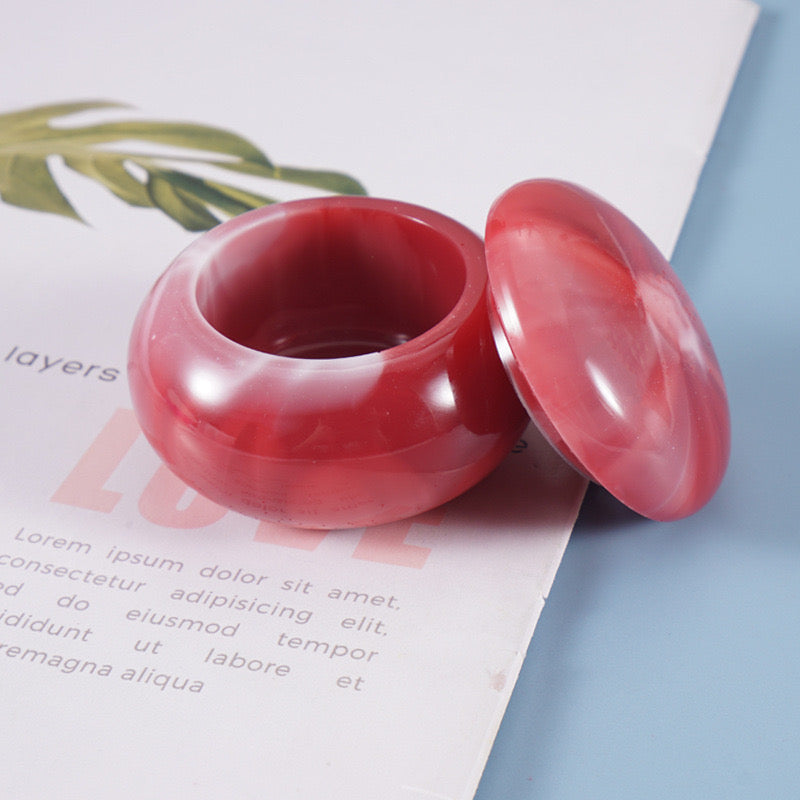 Candle Jar Storage Silicone Mold a015