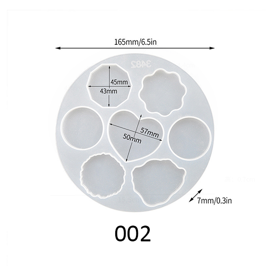 Keychain Pop socket Silicone Mold d010