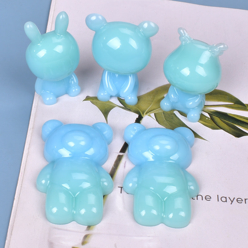 Bear Keychain Silicone Mold a07