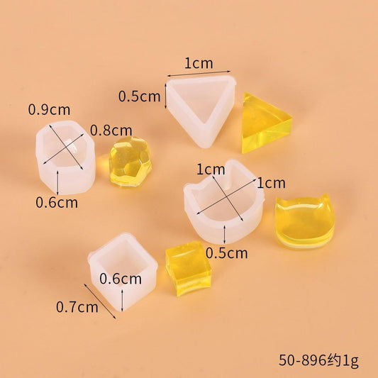 Stud Earring Silicone Mold 3c - 3f