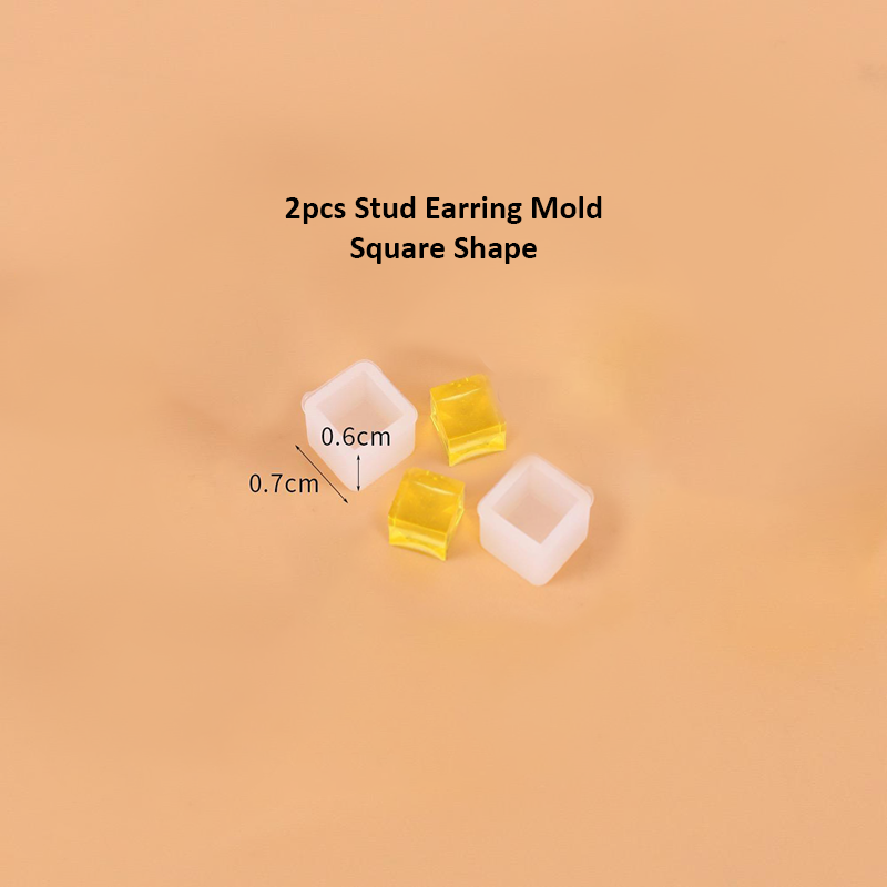 Stud Earring Silicone Mold 3c - 3f