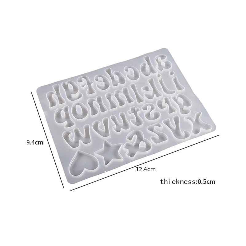 Mini Alphabet Silicone Mold a03