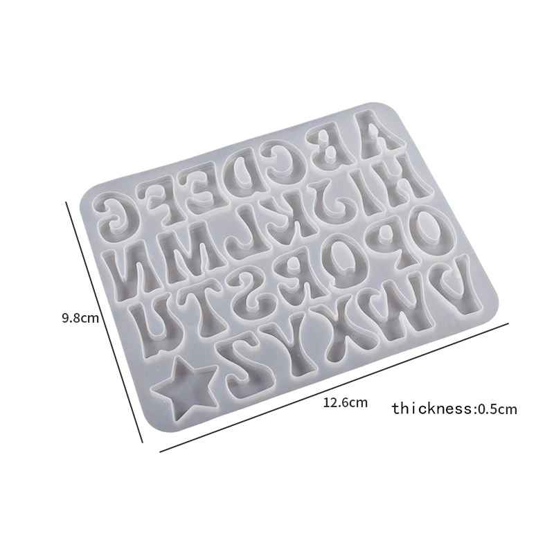Mini Alphabet Silicone Mold a03