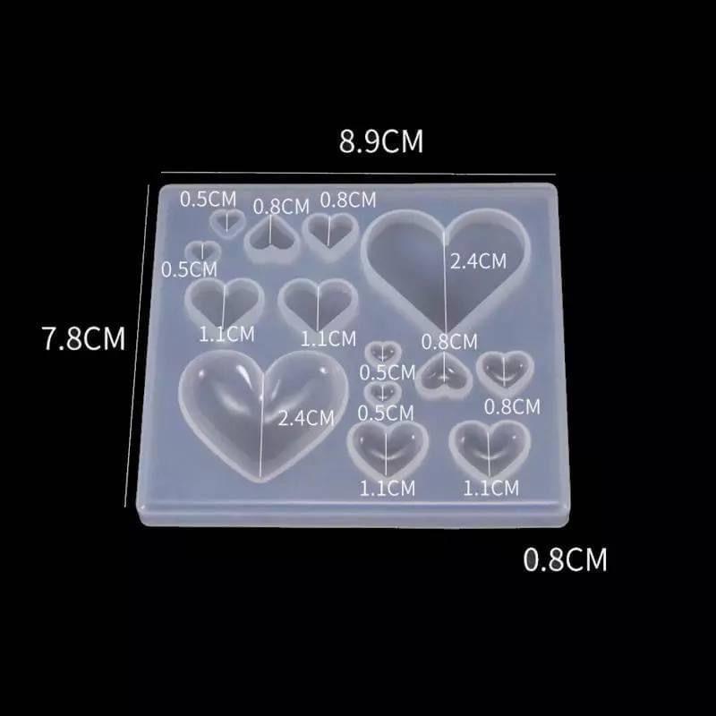 Mini Heart Silicone Mold d04
