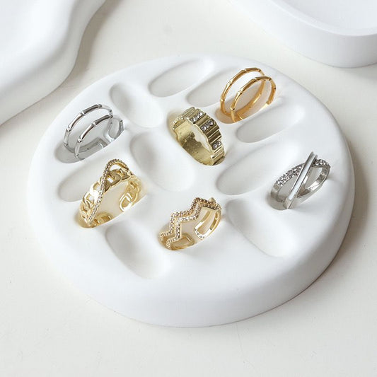 Ring Holder Photo Props Tray