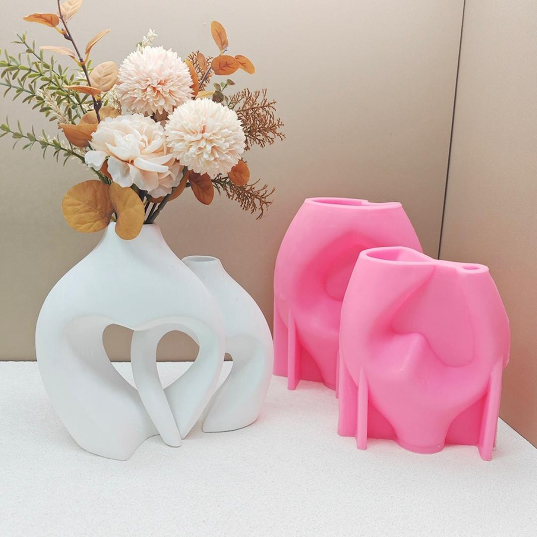 Twin Silicone Vase Mold i05