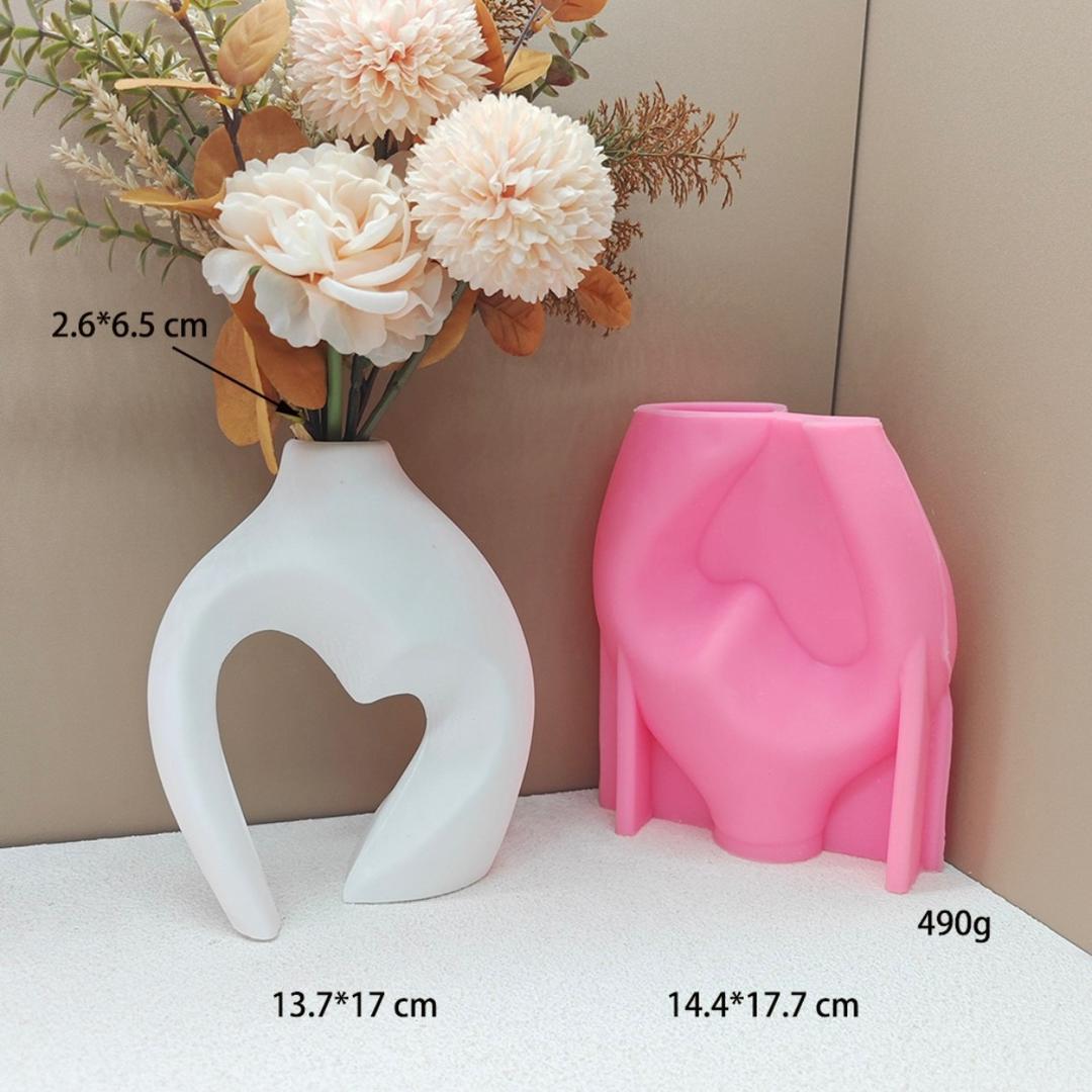 Twin Silicone Vase Mold i05