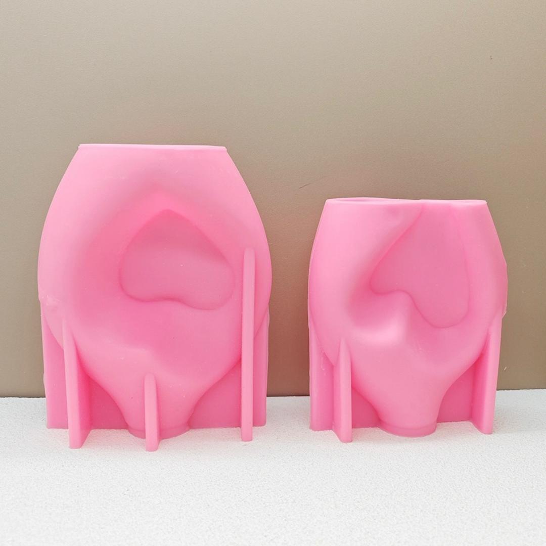 Twin Silicone Vase Mold i05
