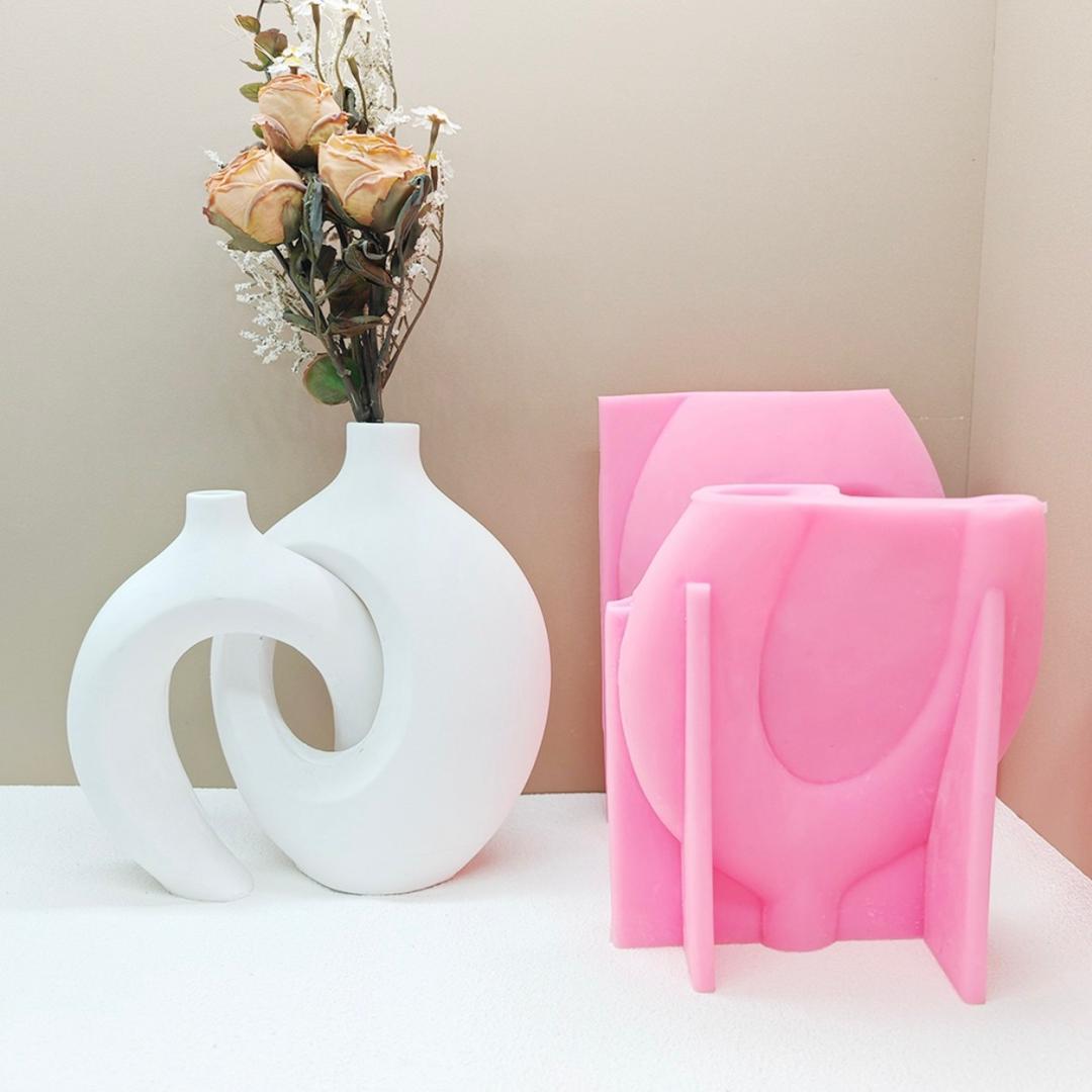 Twin Silicone Vase Mold i07