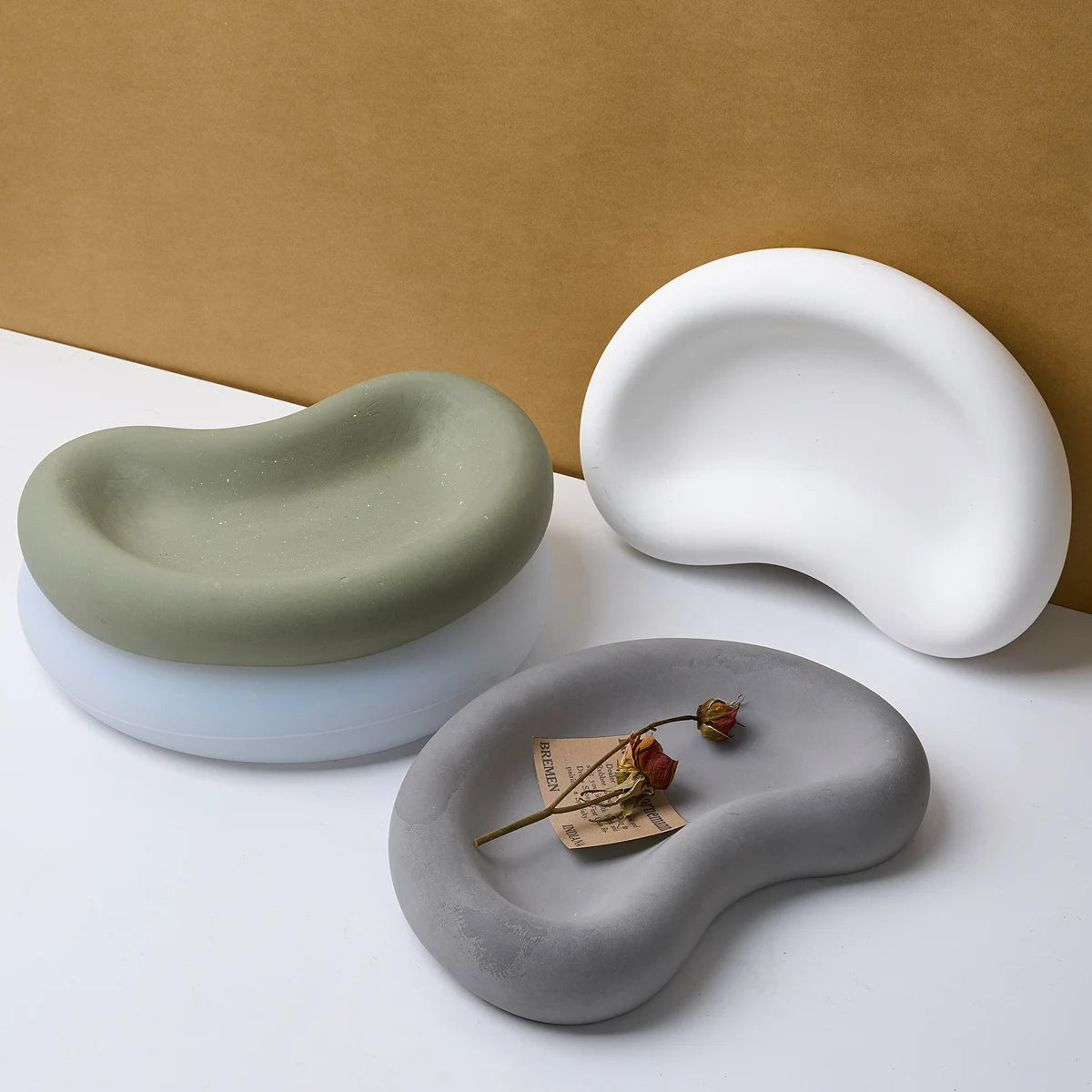 Pea/ Bean Shape Trinket Dish Mold
