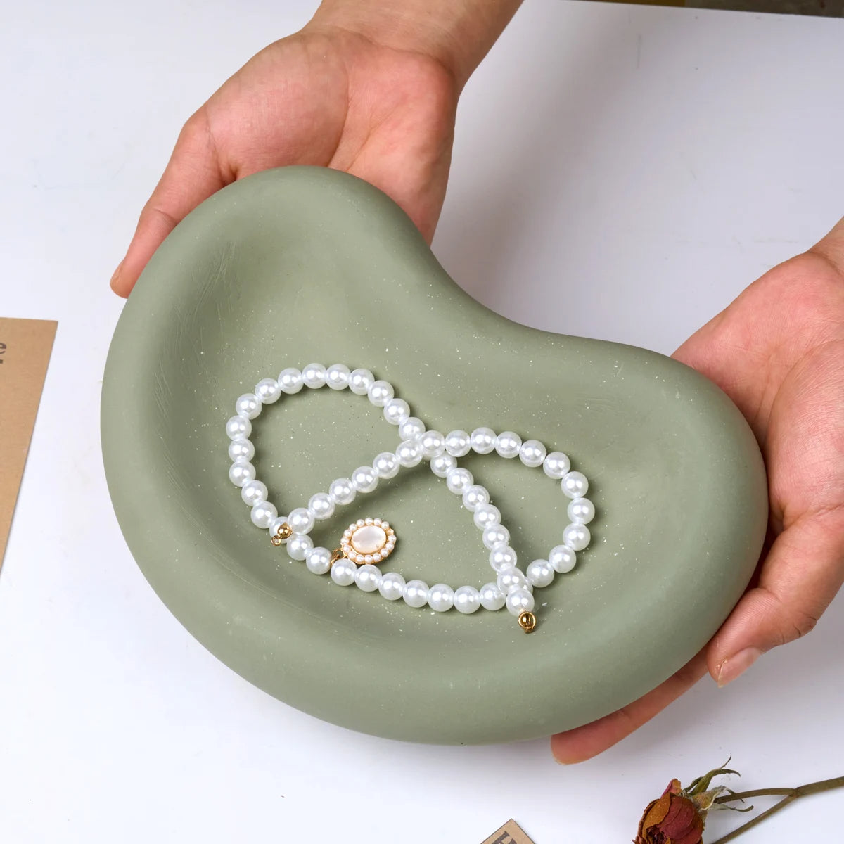 Pea/ Bean Shape Trinket Dish Mold