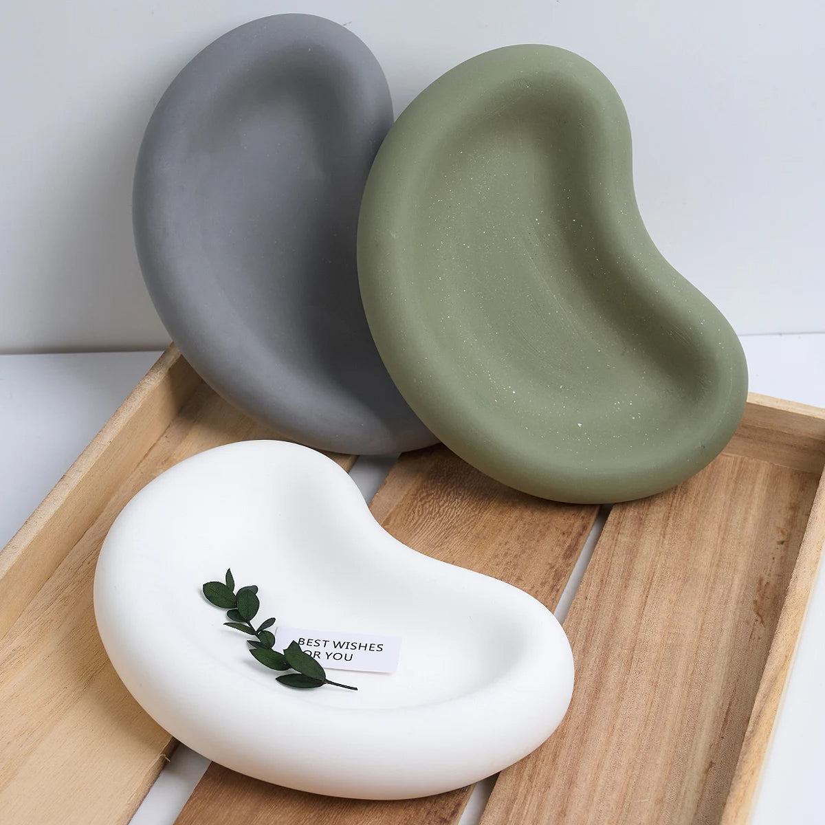 Pea/ Bean Shape Trinket Dish Mold
