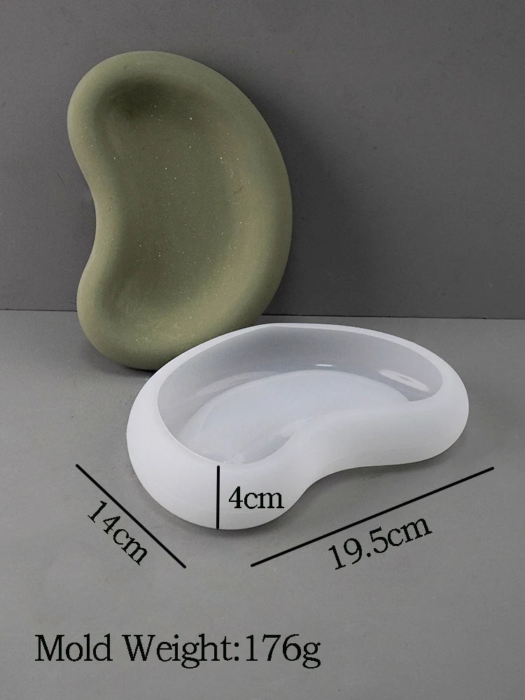 Pea/ Bean Shape Trinket Dish Mold